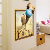 Miico,Creative,Desert,Camel,Frame,Removable,Decorative,Decor,Sticker