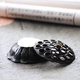Lotus,Seedpod,Incense,Burner,Fresh,Alloy,Holder,Tibet,Meditation,Censer,Decor