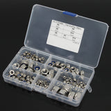 165Pcs,Stainless,Steel,Nylon,Insert,Locknut,Assortment