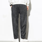 Corduroy,Casual,Harem,Pants,Corduroy,Baggy,Pants,Elastic,Waist,Pants,Trousers