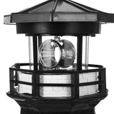 Solar,Lighthouse,Rotating,Light,Beacon,Garden,Outdoor,Decor
