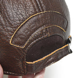 Cowhide,Leather,Earflap,Muffs,Baseball,Winter,Windproof,Gentleman