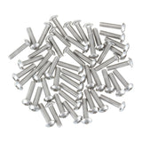 Suleve,M3SH6,50Pcs,Stainless,Steel,Socket,Button,Round,Screw,Bolts,Optional,Length