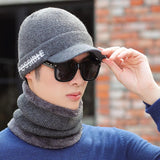 Outdoor,Men's,Letter,Earmuffs,Scarf