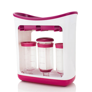 Fresh,Squeezer,Station,Weaning,Puree,Reusable,Pouches,Maker