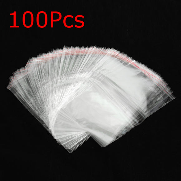 100Pcs,Resealable,Transparent,Cellophane,Strip