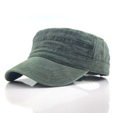 Washed,Cotton,Outdoor,Sunscreen,Military,Peaked