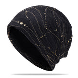 Women,Ethnic,Cotton,Breathable,Beanie,Fashion,Print,Brimless