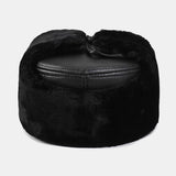 Men's,Artificial,Leather,Windproof,Outdoor,Thickening,Riding,Earmuffs,Trapper