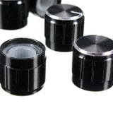 10Pcs,Black,Volume,Control,Knurled,Shaft,Potentiometer,Rotary,Knobs