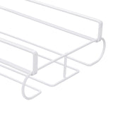 White,Metal,Fresh,Champagne,Glass,Holder,Storage,Cabinet,Hanging