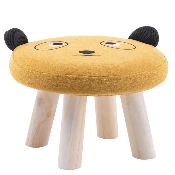 Round,Stool,Solid,Wooden,Chair,Furniture