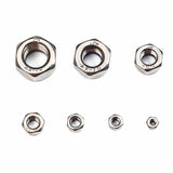 Suleve,MXSN6,180Pcs,Stainless,Steel,Metric,Nylon,Insert,Assortment