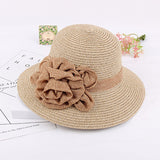 Women,Summer,Floppy,Straw,Casual,Beach,Sunshade,Bucket