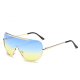 Women,UV400,Sunglasses,Oversized,Colorful,Metal,Frame,Sunglasses