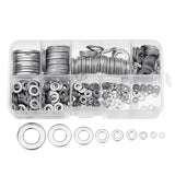 Suleve,MXSW4,580Pcs,Washer,Round,Assortment,Stainless,Steel