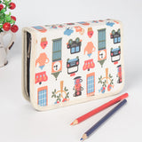 Slots,School,Pencils,Large,Capacity,Pencil,Pouch,Multi,layer,Brush,Pocket