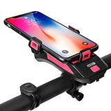 BIKIGHT,Bicycle,Light,Rechargeable,Headlight,Phone,Holder,Power,Outdoor,Cycling