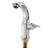 Chrome,Finish,Single,Lever,Bathroom,Basin,Faucet,Spout,Water