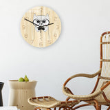 Loskii,CC054,Creative,Clock,Clock,Quartz,Clock,Office,Decorations