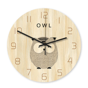 Loskii,CC044,Creative,Clock,Clock,Cartoon,Clock,Office,Decorations