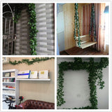 Artificial,Vines,Grape,Leaves,Green,Leafy,Plants,Ceiling,Decoration,Pipes,Block,Creepers