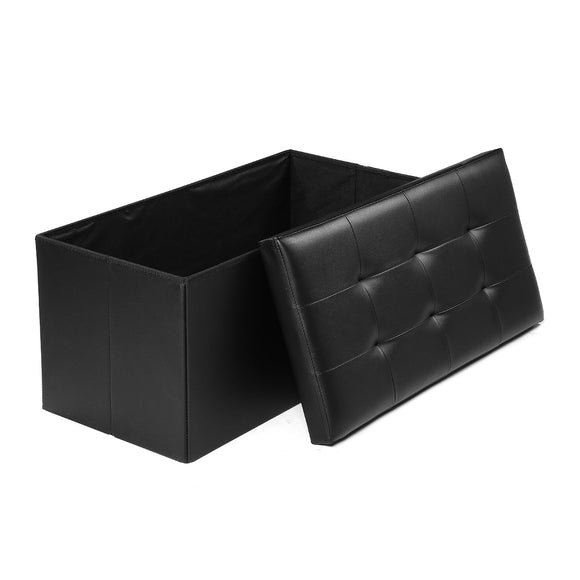 Multifunctional,Storage,Stool,Leather,Ottoman,Bench,Footrest,Footstool,Square,Chair,Office,Furniture