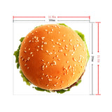 Hamburger,Mouse,Sticker,Mouse,Decals,Waterproof,Removable,Stickers,Decor