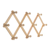 Wooden,Hanger,Clothes,Mounted,Hanging,Towel,Retractable