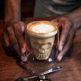 HiBREW,Coffee,Personalized,Glass,Skull,Style