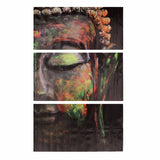 40x60cm,Buddha,Statues,Triple,Frameless,Canvas,Prints,Painting,Decoration