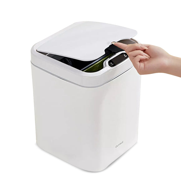 QUANGE,Touch,Screen,Smart,Trash,Double,Sorting,Garbage,Intelligent,Induction,Standby,Digital,Display,Touch,Screen,Automatic,Trash,Household