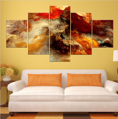 Clusters,Abstract,Paintings,Print,Picture,Canvas,Decor