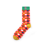 Men's,Street,Classic,Geometry,Striped,Cotton,Socks