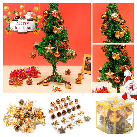 24PCS,Glitter,Balls,Christmas,Baubles,Hanging,Ornament,Decorations