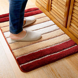 Honana,50x80cm,Modern,Minimalist,Gradient,Stripe,Carpet,Bathroom
