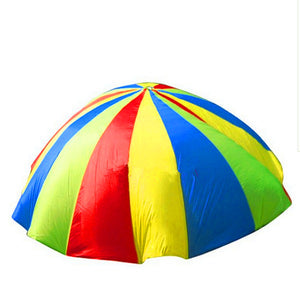 Child,Outdoor,Rainbow,Umbrella,Parachute,Kindergarten,Umbrella,Rally