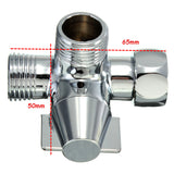 Diameter,Brass,Chrome,Shower,Diverter,Valve,Shower,Adapter"