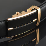 Business,Genuine,Leather,Casual,Metal,Automatic,Buckle,Strap,Jeans,Cowboy