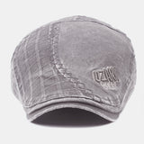 Washed,Canvas,Outdoor,Visor,Fashion,Berathable,Beret