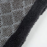 Women,Thicken,Coral,Fleece,Brimless,Knitted,Scarf,Winter,Beanie