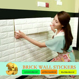 Elasticity,Brick,Grain,Wallpaper,Stickers,Sound,Insulation,Decal
