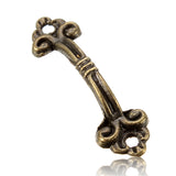 20pcs,4.8x1.5cm,Cabinet,Handles,Knobs,Bronze,Charm,Connectors,Screws