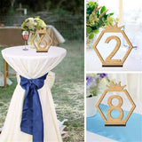 Signs,Wooden,Table,Numbers,Holder,Birthday,Wedding,Party,Decor