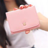 Women,Crown,Short,Money,Wallet,Purse,Holder,Wallets