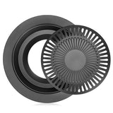 Smokeless,Stovetop,Grill,Stainless,steel,Cooking,Round,Shape,Ceramic