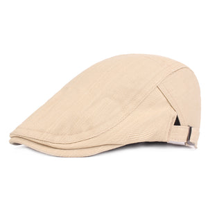 Washable,Cotton,Breathable,Peaked,Outdoor,Leisure,Literary,Youth,Beret