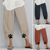 Women,Harem,Pants,Cotton,Summer,Comfy,Elastic,Waist,Hippie,Party,Beach,Trousers