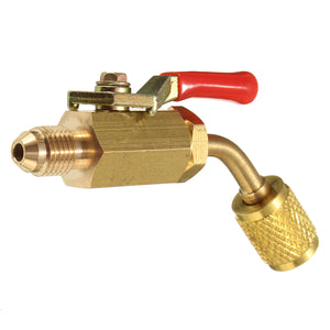 Brass,Valve,Charging,Hoses,Refrigerant,R410a,R134a