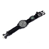 IPRee,Survival,Compasss,Bracelet,Watch,Waterproof,Emergency,Paracord,Wristband